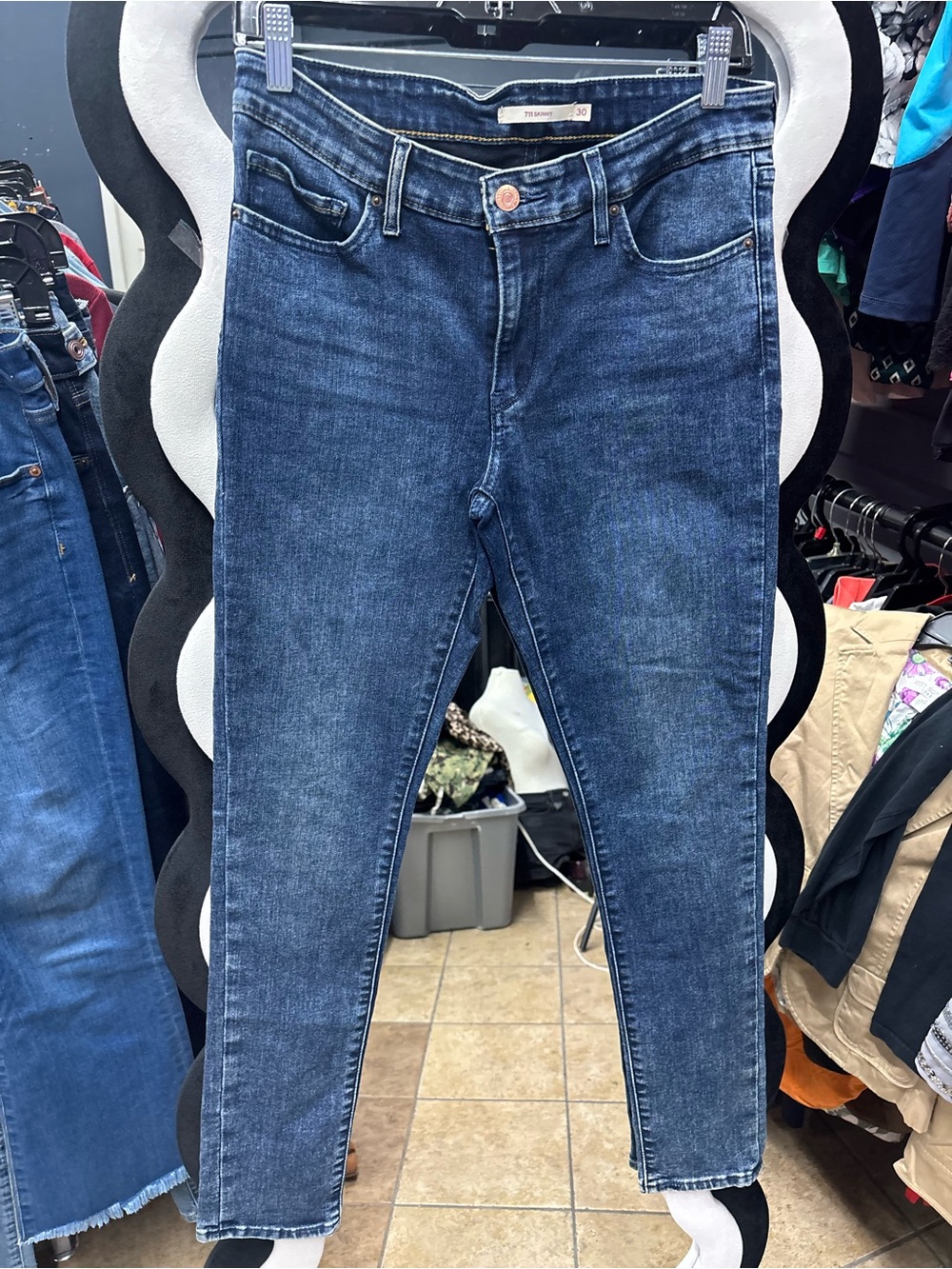 Levi's Dark Blue Skinny Jeans for Women